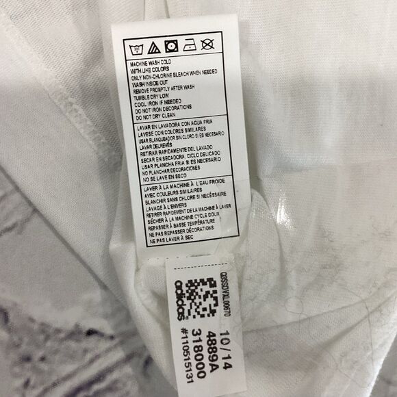 Adidas Tank Top Men's Size XL White Burgandy NBA Miami Heat Tank Top NWT - Picture 5 of 9